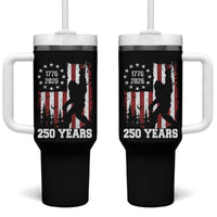 Vintage Bigfoot USA 250th Anniversary Tumbler With Handle 250 Years Of Freedom US Flag Independence Day 4th July Patriotic