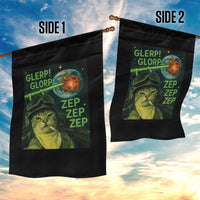 Funny UFO Alien Cat Selfie Garden Flag Retro Space Sci-Fi Cat Pilot - Wonder Print Shop