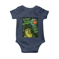 Funny UFO Alien Cat Selfie Baby Onesie Retro Space Sci-Fi Cat Pilot - Wonder Print Shop