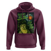 Funny UFO Alien Cat Selfie Hoodie Retro Space Sci-Fi Cat Pilot - Wonder Print Shop