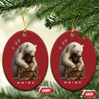 MMIW Native American Christmas Ornament Spirit Bear Protecting Indigenous Woman MMIWG - Wonder Print Shop