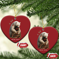 MMIW Native American Christmas Ornament Spirit Bear Protecting Indigenous Woman MMIWG - Wonder Print Shop
