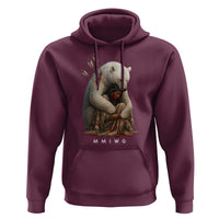 MMIW Native American Hoodie Spirit Bear Protecting Indigenous Woman MMIWG - Wonder Print Shop