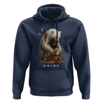 MMIW Native American Hoodie Spirit Bear Protecting Indigenous Woman MMIWG - Wonder Print Shop