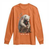 MMIW Native American Long Sleeve Shirt Spirit Bear Protecting Indigenous Woman MMIWG - Wonder Print Shop