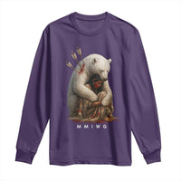 MMIW Native American Long Sleeve Shirt Spirit Bear Protecting Indigenous Woman MMIWG - Wonder Print Shop