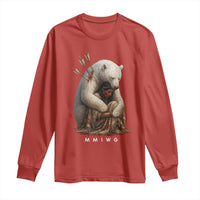 MMIW Native American Long Sleeve Shirt Spirit Bear Protecting Indigenous Woman MMIWG - Wonder Print Shop