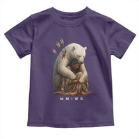 MMIW Native American Toddler T Shirt Spirit Bear Protecting Indigenous Woman MMIWG - Wonder Print Shop