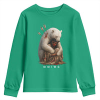 MMIW Native American Youth Sweatshirt Spirit Bear Protecting Indigenous Woman MMIWG - Wonder Print Shop