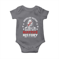 Native American History Baby Onesie Indigenous Peoples Tribal Pride - Wonder Print Shop
