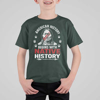 Native American History T Shirt For Kid Indigenous Peoples Tribal Pride - Wonder Print Shop