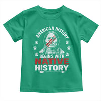 Native American History Toddler T Shirt Indigenous Peoples Tribal Pride - Wonder Print Shop