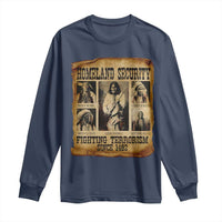 Vintage Native American Long Sleeve Shirt Homeland Security Fighting Terrorism Since 1492 - Wonder Print Shop