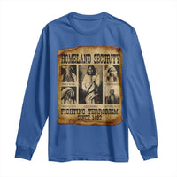 Vintage Native American Long Sleeve Shirt Homeland Security Fighting Terrorism Since 1492 - Wonder Print Shop