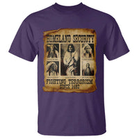 Vintage Native American T Shirt Homeland Security Fighting Terrorism Since 1492 - Wonder Print Shop