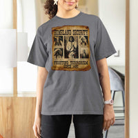 Vintage Native American T Shirt For Women Homeland Security Fighting Terrorism Since 1492 - Wonder Print Shop