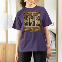 Vintage Native American T Shirt For Women Homeland Security Fighting Terrorism Since 1492 - Wonder Print Shop