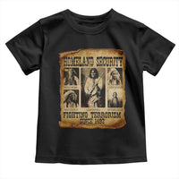 Vintage Native American Toddler T Shirt Homeland Security Fighting Terrorism Since 1492 - Wonder Print Shop