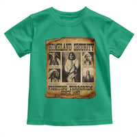 Vintage Native American Toddler T Shirt Homeland Security Fighting Terrorism Since 1492 - Wonder Print Shop