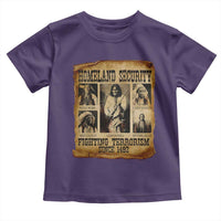 Vintage Native American Toddler T Shirt Homeland Security Fighting Terrorism Since 1492 - Wonder Print Shop