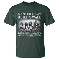 Vintage Native American T Shirt We Should Have Built A Wall - Wonder Print Shop
