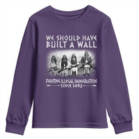 Vintage Native American Youth Sweatshirt We Should Have Built A Wall - Wonder Print Shop