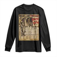 Native American Long Sleeve Shirt Indian Land For Back Now