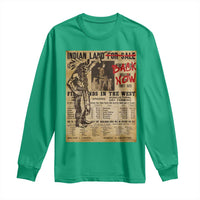 Native American Long Sleeve Shirt Indian Land For Back Now