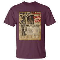 Native American T Shirt Indian Land For Back Now