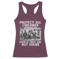 Native American Every Child Racerback Tank Top Protect All Children Even If They Are Not Yours - Wonder Print Shop