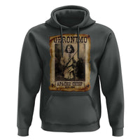 Geronimo Hoodie Vintage Apache Warrior Native American - Wonder Print Shop