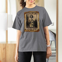 Geronimo T Shirt For Women Vintage Apache Warrior Native American - Wonder Print Shop