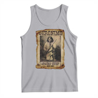 Geronimo Tank Top Vintage Apache Warrior Native American - Wonder Print Shop