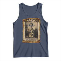 Geronimo Tank Top Vintage Apache Warrior Native American - Wonder Print Shop