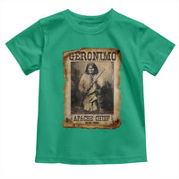 Geronimo Toddler T Shirt Vintage Apache Warrior Native American - Wonder Print Shop