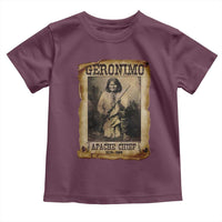 Geronimo Toddler T Shirt Vintage Apache Warrior Native American - Wonder Print Shop