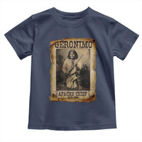 Geronimo Toddler T Shirt Vintage Apache Warrior Native American - Wonder Print Shop