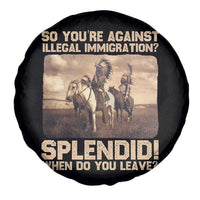 Vintage Native American Spare Tire Cover Funny Indian Indigenous Peoples Day - Wonder Print Shop