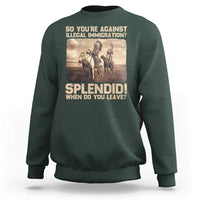 Vintage Native American Sweatshirt Funny Indian Indigenous Peoples Day - Wonder Print Shop