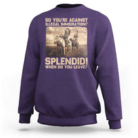 Vintage Native American Sweatshirt Funny Indian Indigenous Peoples Day - Wonder Print Shop