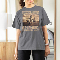 Vintage Native American T Shirt For Women Funny Indian Indigenous Peoples Day - Wonder Print Shop