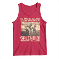 Vintage Native American Tank Top Funny Indian Indigenous Peoples Day - Wonder Print Shop