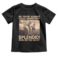 Vintage Native American Toddler T Shirt Funny Indian Indigenous Peoples Day - Wonder Print Shop