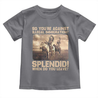 Vintage Native American Toddler T Shirt Funny Indian Indigenous Peoples Day - Wonder Print Shop