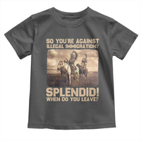 Vintage Native American Toddler T Shirt Funny Indian Indigenous Peoples Day - Wonder Print Shop