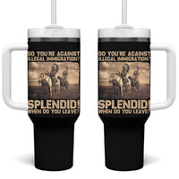 Vintage Native American Tumbler With Handle Funny Indian Indigenous Peoples Day - Wonder Print Shop