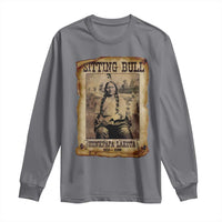 Sitting Bull Long Sleeve Shirt Native American Indian Chief Hunkpapa Lakota Sioux - Wonder Print Shop