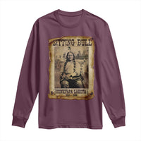Sitting Bull Long Sleeve Shirt Native American Indian Chief Hunkpapa Lakota Sioux - Wonder Print Shop
