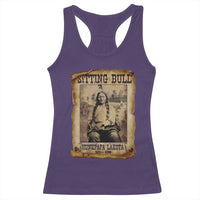 Sitting Bull Racerback Tank Top Native American Indian Chief Hunkpapa Lakota Sioux - Wonder Print Shop