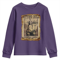 Sitting Bull Youth Sweatshirt Native American Indian Chief Hunkpapa Lakota Sioux - Wonder Print Shop